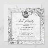 GC White Tea Party Kaart (Voorkant)