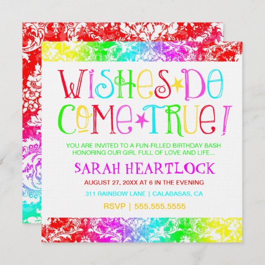 GC wil dat je echte regenboogschuimster krijgt Kaart (Voorkant / Achterkant)