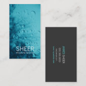 GC: zuiver water blauw Visitekaartje (Voorkant / Achterkant)