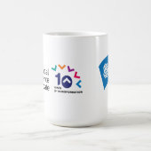 GCC 10e Jubileum Herdenking Mok door AFS (Center)