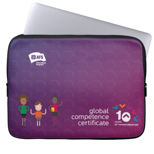GCC 10e Jubileum Special Edition Laptop Hoesje Laptop Sleeve (Voorkant)