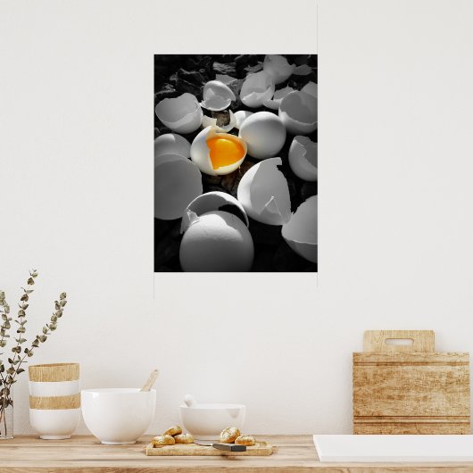 Gcentrisch: Pasen op de rotsen... Poster (Keuken)