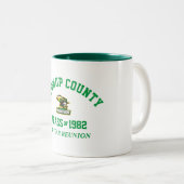 GCHS 82 reünie koffiekoffie-mok Tweekleurige Koffiemok (Voorkant rechts)