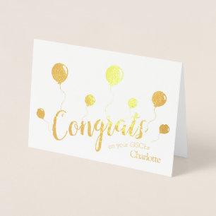 GCSE's felicitatiekaart Folie Kaarten