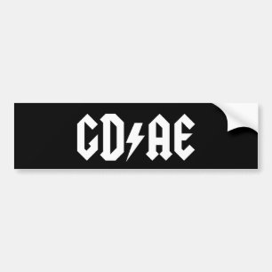 GD/AE-hoesje/bumpersticker Bumpersticker