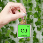 Gd - Gumdrop Funny Chemistry Element Symbol T-shir Sleutelhanger (Hand)