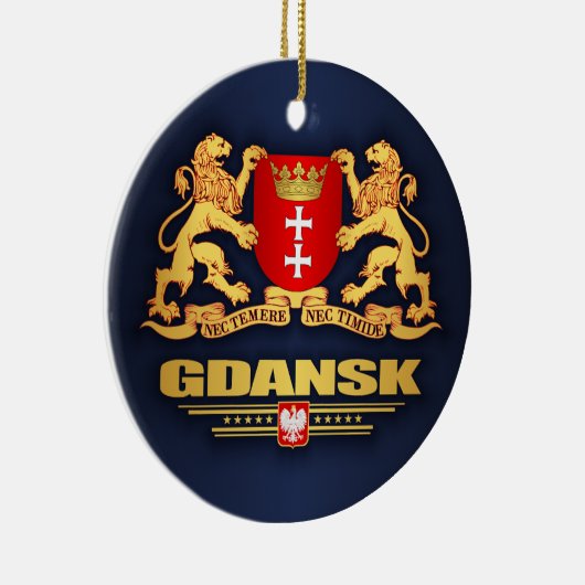 Gdansk COA Keramisch Ornament (Rechts)