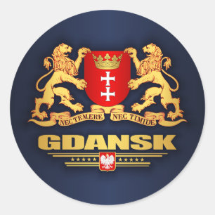Gdansk COA Ronde Sticker