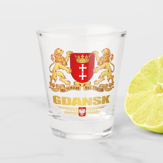 Gdansk COA Shot Glas (Voorkant)