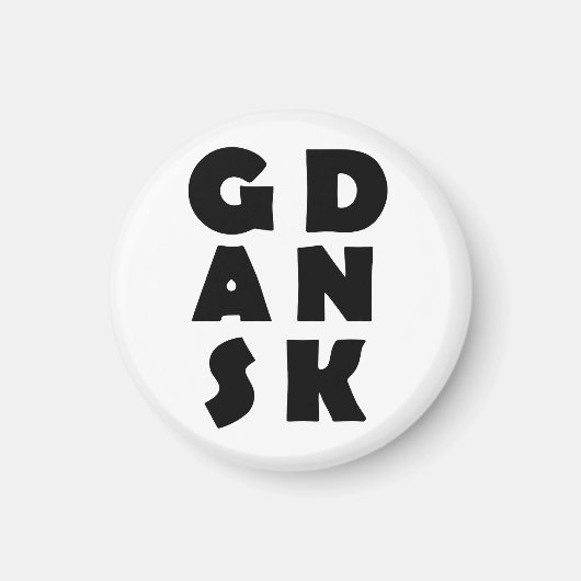 Gdansk Polen Magneet (Voorkant)