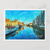 Gdansk Polen Mooi olieverflandschap Briefkaart (Voorkant)