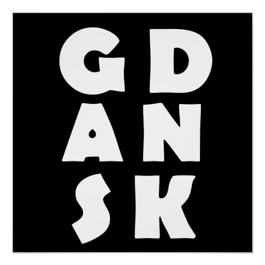 Gdansk Polen Perfect Poster (Voorkant)