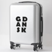 Gdansk Polen Sticker (Koffer)