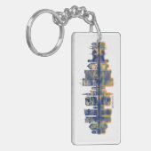 Gdansk Skyline Sleutelhanger (Voorkant Links)