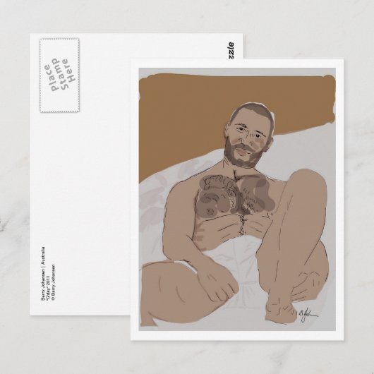 "G'Day" Briefkaart (Voorkant / Achterkant)