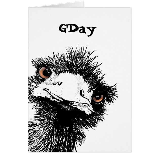 G'Day - Emu (Voorkant)