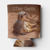 G'Day Gavin Meerkat Stubby Cooler, Blikjeskoeler (Achterkant)