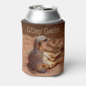 G'Day Gavin Meerkat Stubby Cooler, Blikjeskoeler (Blikje Achterkant)