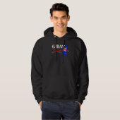 G'Day Kangoeroe Australië Australische Aussie V Hoodie (Voorkant volledig)