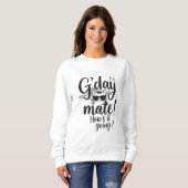 G'day Mate Aussie- Graphic Crewneck Trui (Voorkant volledig)