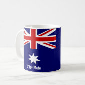 G'day Mate Australian Flag Mok (Voorkant links)