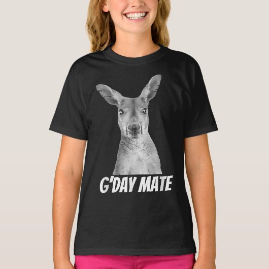 GDay Mate - Australian Kangaroo T-Shirt (Voorkant)