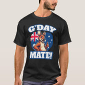 G'day Mate Australische Slang T-shirt (Voorkant)