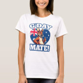 G'day Mate Australische Slang T-shirt (Voorkant)