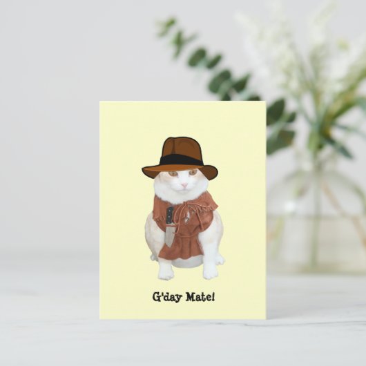 G'Day Mate! Briefkaart (Staand voorkant)