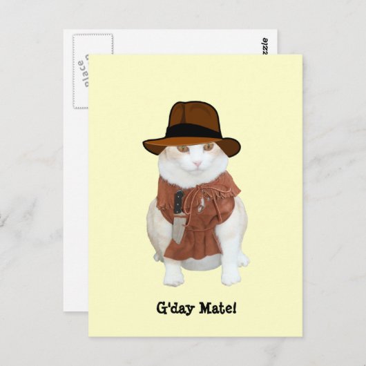 G'Day Mate! Briefkaart (Voorkant / Achterkant)