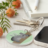 G'day Mate grappige Australische koala beer tekeni Sleutelhanger (Voorkant Rechts)