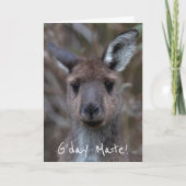 G'Day Mate Kangaroo Australia Kaart (Voorkant)