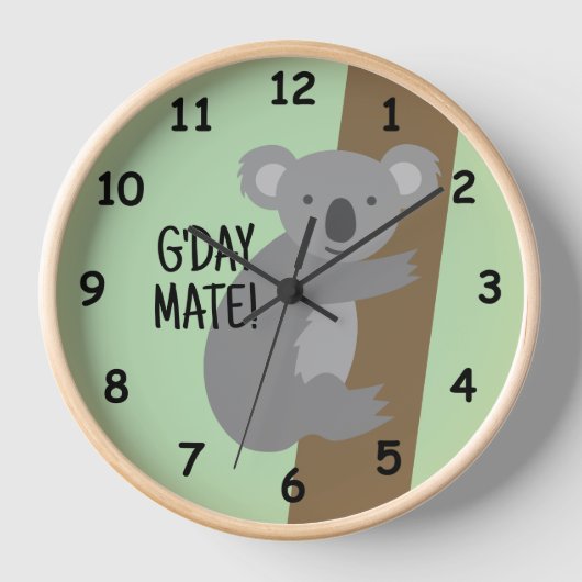 G'day Mate schattige Australische koala beer illus (Voorkant)