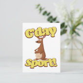 G'day Sport Briefkaart (Staand voorkant)
