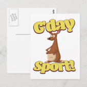 G'day Sport Briefkaart (Voorkant / Achterkant)