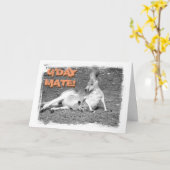 G'DAY Wenskaart van de Kangoeroe van de PARTNER Kaart (Gele Bloem)