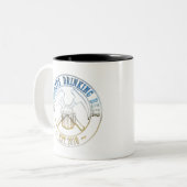 GDB - Kleuren Tweekleurige Koffiemok (Voorkant links)