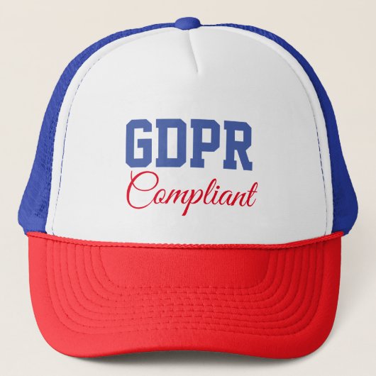 GDPR-conform algemene gegevensbeschermingsverorden Trucker Pet (Voorkant)