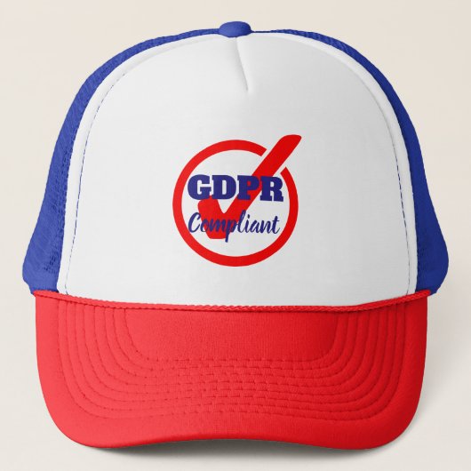 GDPR-conforme algemene gegevensbeschermingsverorde Trucker Pet (Voorkant)