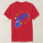 GDPR DSGVO Data Privacy T-shirt (Design voorkant)