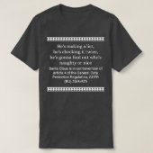 GDPR Festive T-shirt (Design voorkant)