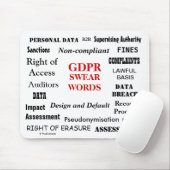GDPR Swear Words Annoying Funny Compliance Joke Muismat (Met muis)