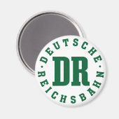 GDR / DDR Railway - Deutsche Reichsbahn Sign Magneet (Voorkant / Achterkant)