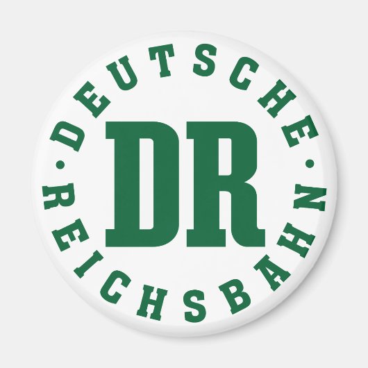 GDR / DDR Railway - Deutsche Reichsbahn Sign Magneet (Voorkant)