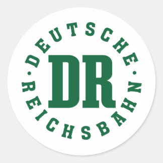 GDR / DDR Railway - Deutsche Reichsbahn Sign Ronde Sticker