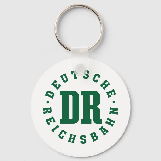 GDR / DDR Railway - Deutsche Reichsbahn Sign Sleutelhanger (Voorkant)