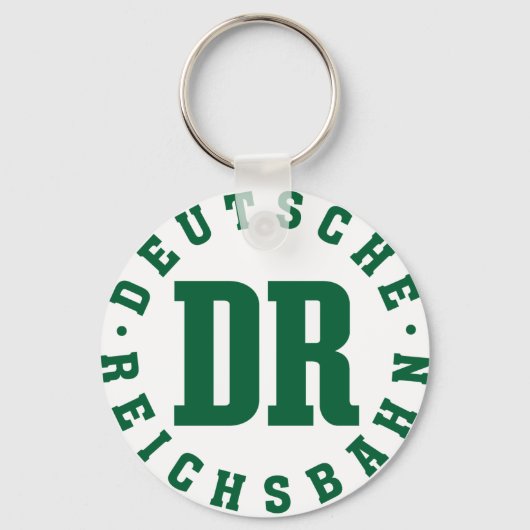 GDR / DDR Railway - Deutsche Reichsbahn Sign Sleutelhanger (Voorkant)