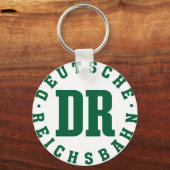 GDR / DDR Railway - Deutsche Reichsbahn Sign Sleutelhanger (Voorkant)