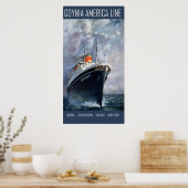 Gdynia America Line Poster (Keuken)