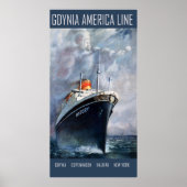 Gdynia America Line Poster (Voorkant)